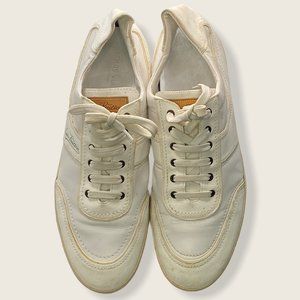 Louis Vuitton White Suede Trimmed Sneakers